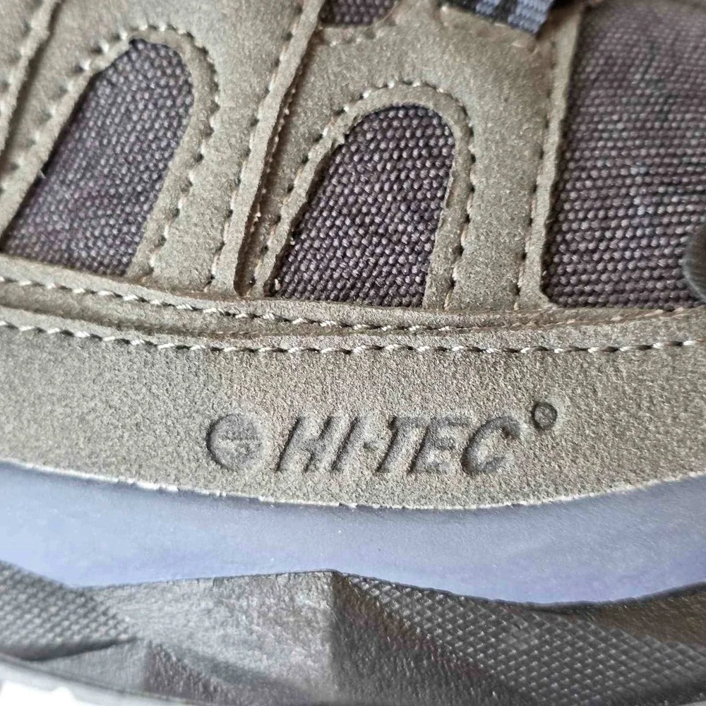 Hi-Tec Recharge Mid Men's Hiking Boots Gray Black Casual Shoes Size 7.5 M